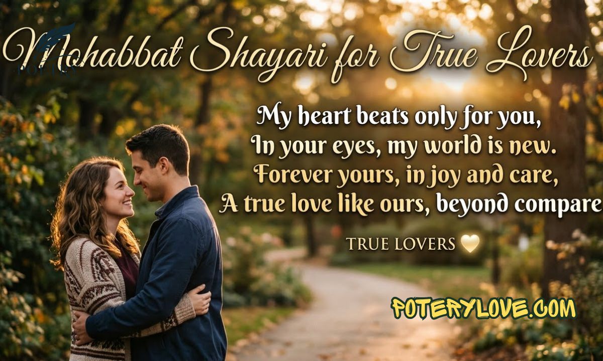 140+ Latest Mohabbat Shayari in English for True Lovers