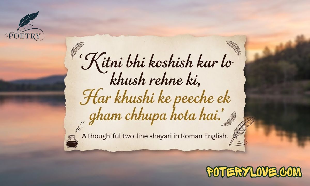 250+ Best 2 Line Shayari in Roman English