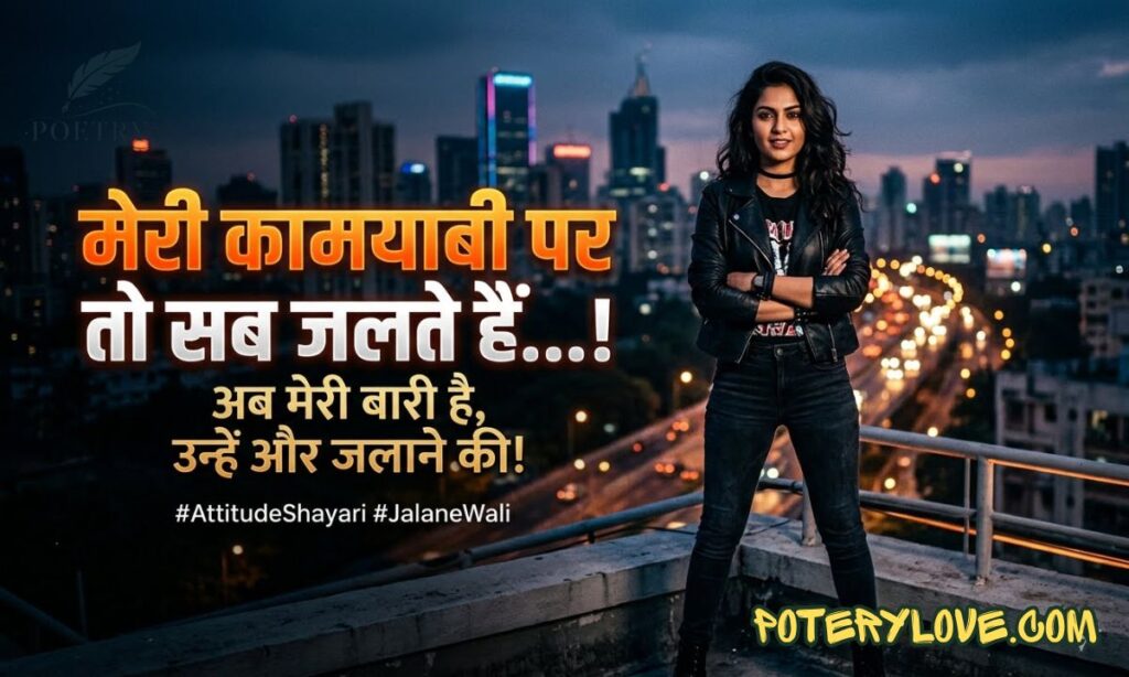 190+ किसी को जलाने की एटीट्यूड शायरी | Kisi Ko Jalane Ki Attitude Shayari Hindi