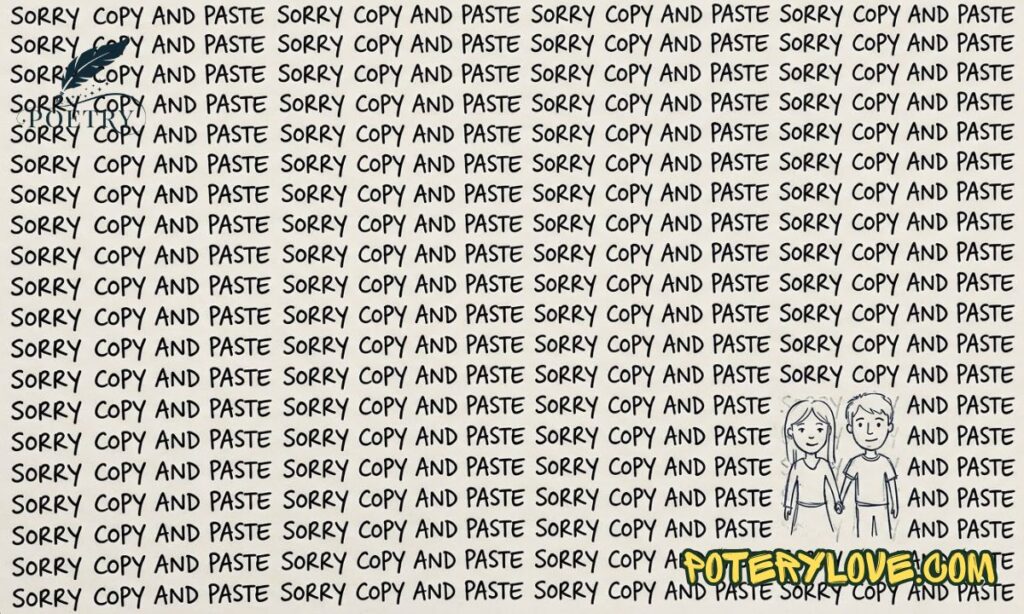 220 Times Sorry Copy And Paste