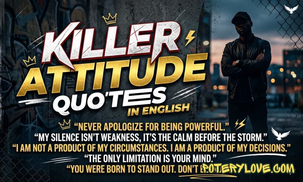380+ Killer Attitude Quotes in English