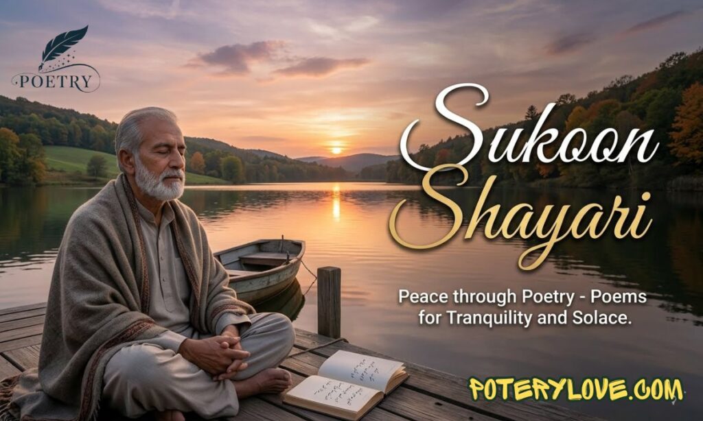 Best 200+ Sukoon Shayari In Hindi 2026 | जिंदगी सुकून शायरी