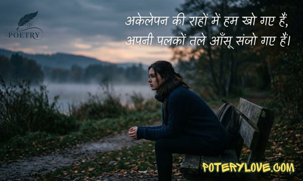 Heart Touching Sad Shayari😭 Life 2 Line