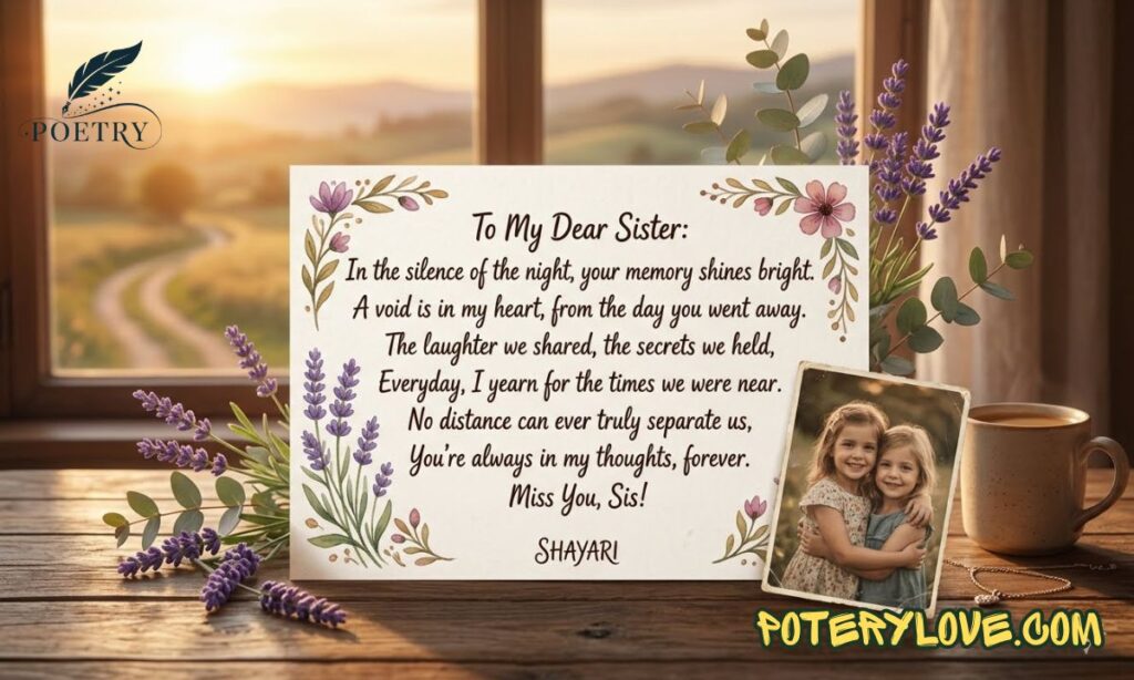 Miss You Sister Shayari in English