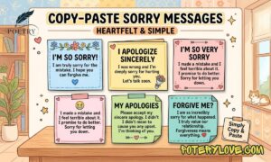 Sorry 150 Times: 150 Copy-Paste Sorry Messages for 2026