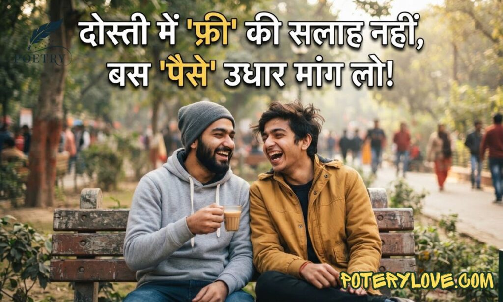 2 Line Funny Shayari for Best Friend