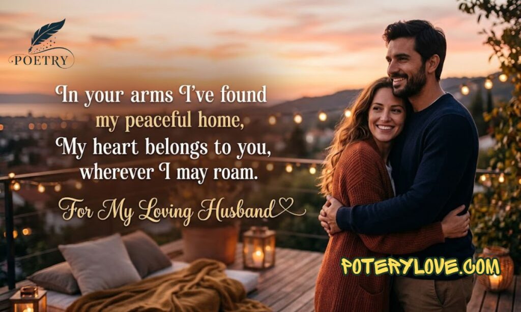2 Line Shayari for Husband in English Image