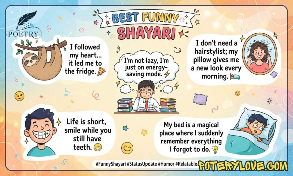Best Funny Shayari In English For Status