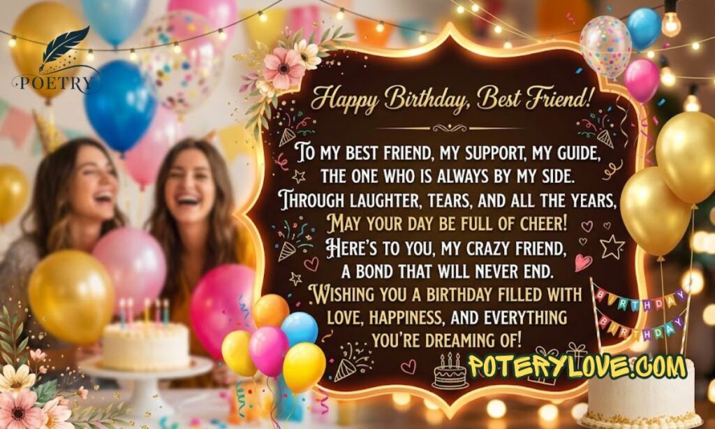 Birthday Shayari For Best Friend In English