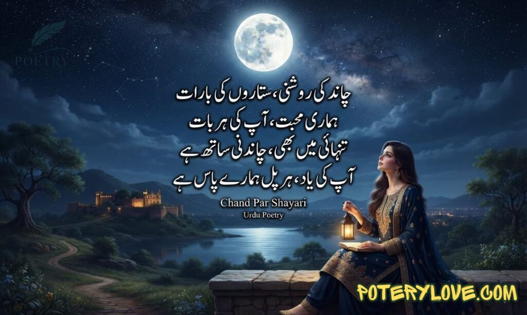 Chand Par Shayari