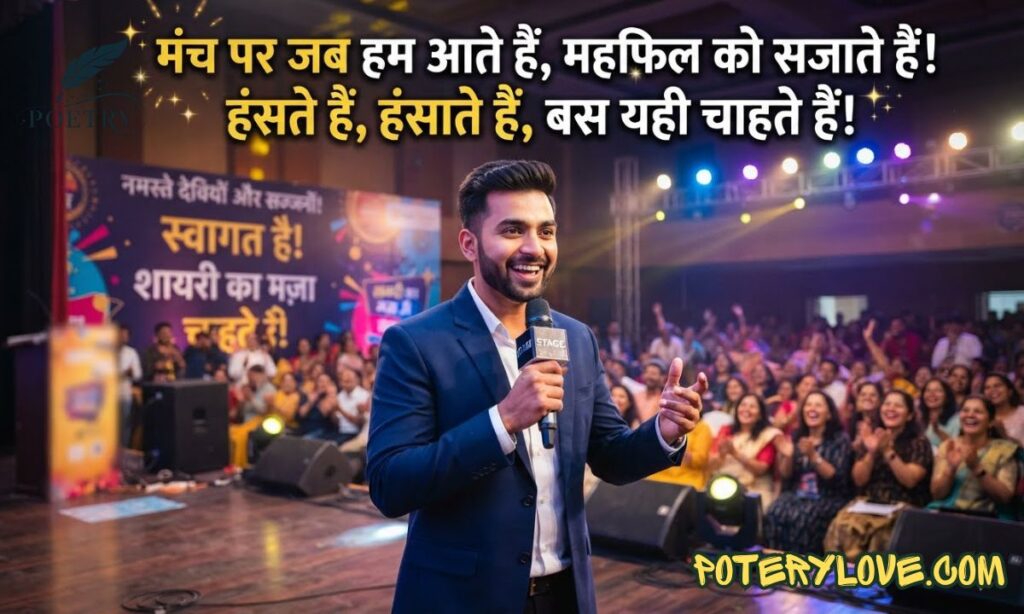 Funny Shayari for Anchoring in Hindi
