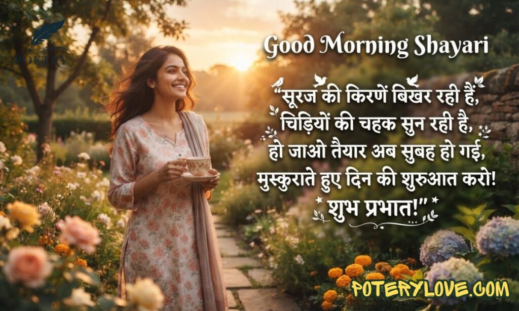 Good Morning Shayari in Hindi for Girl