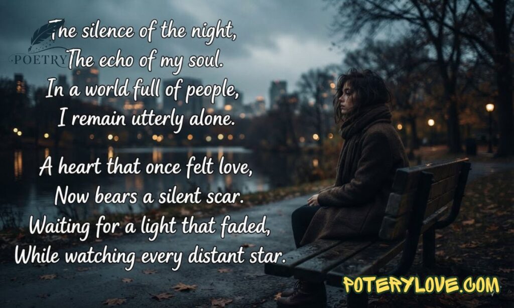 Heart-Touching Alone Sad Shayari In English