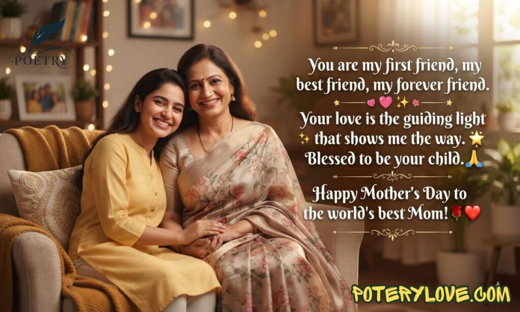 Maa ke liye shayari in english text with emoji