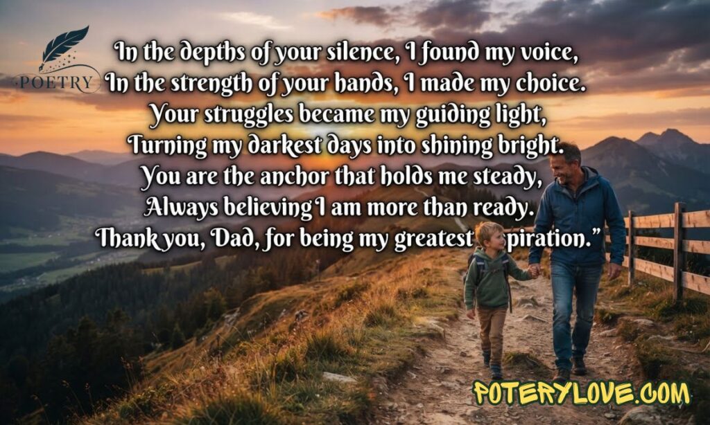 Motivational English Shayari Inspired by Father