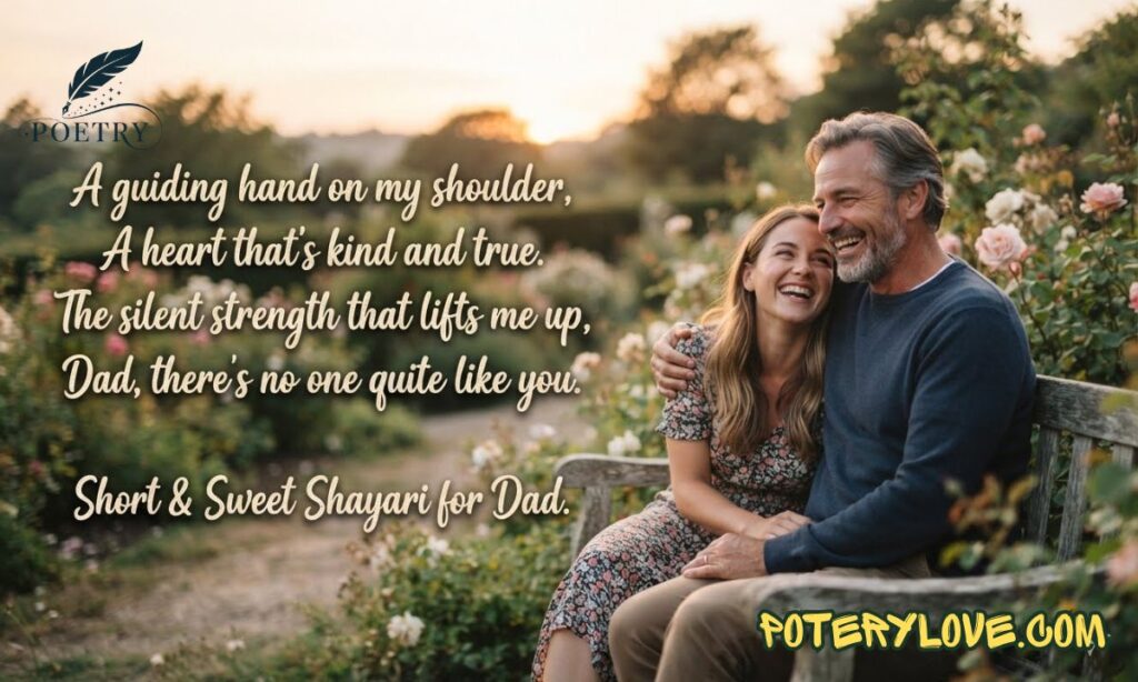 Short and Sweet Shayari for Dad in English