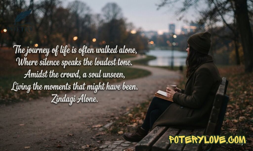 Zindagi Alone Shayari In English